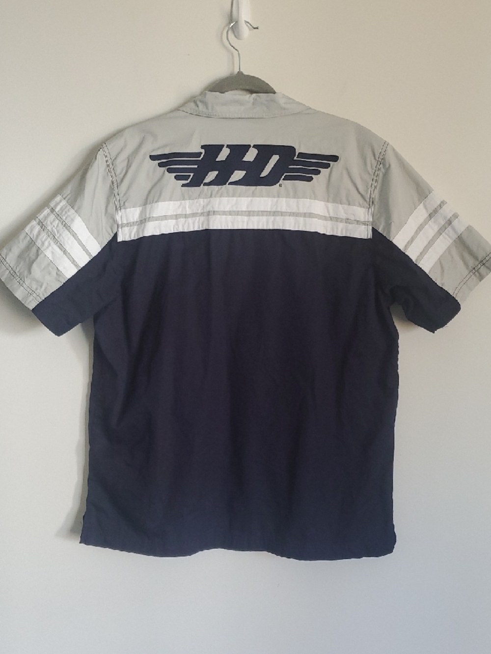 Harley-Davidson 2012 Colorblock Garage Shirt - HD Wings - 99056